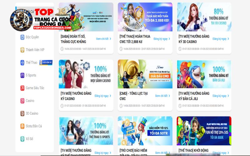 Những ưu đãi khủng mà Fun88 đang phát hành Những ưu đãi khủng mà Fun88 đang phát hành