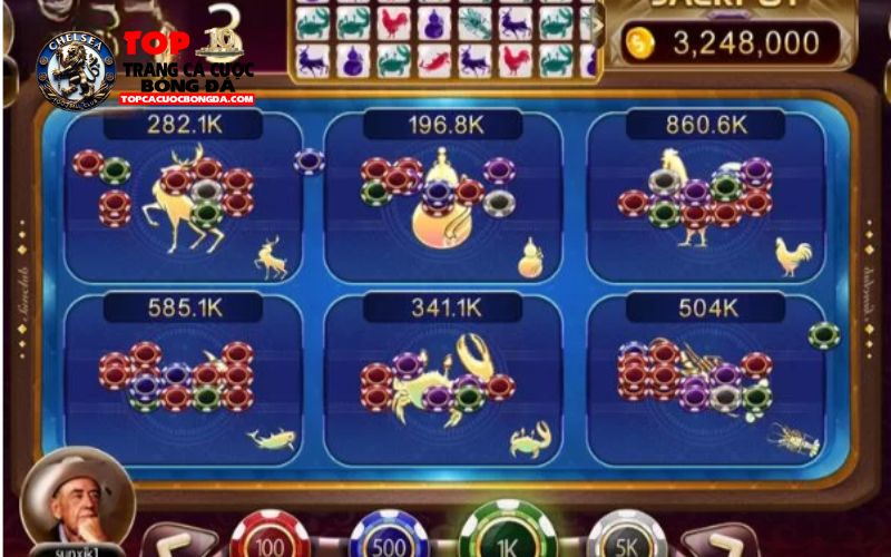 Luật chơi và cách tính điểm của game bầu cua online
